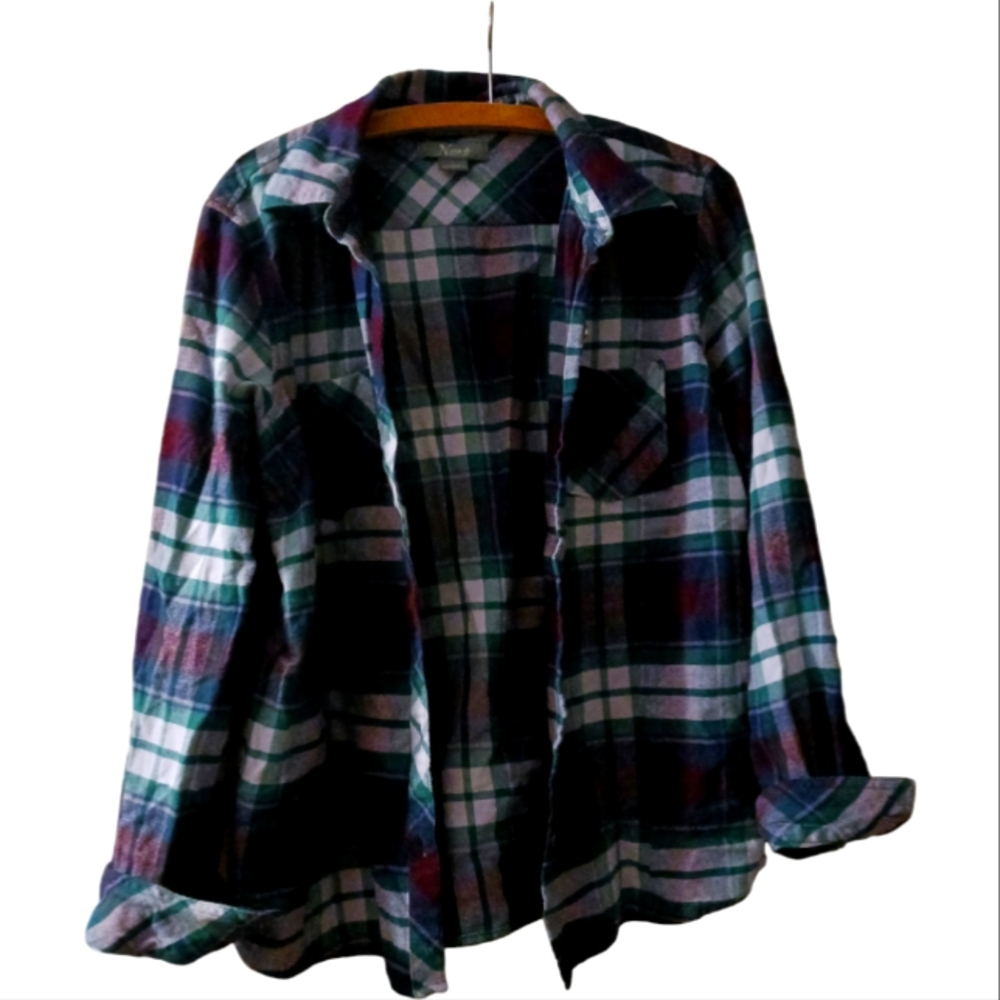 100% Cotton Flannel Shirt-Sz. Large